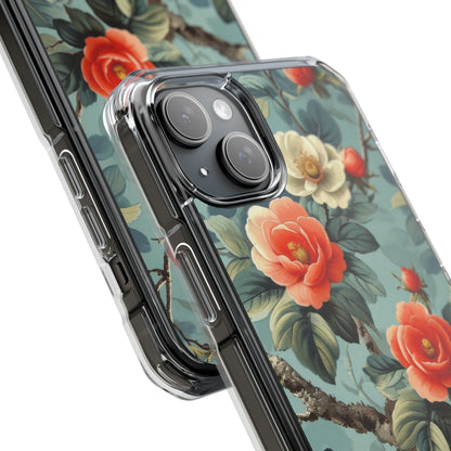 Coral Bloom iPhone 15 Plus Case - Impact