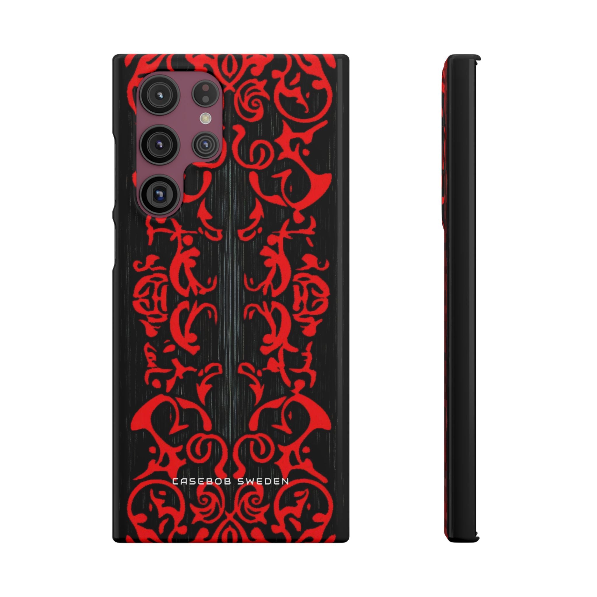 Gothic Crimson Symmetry Samsung S22 - Slim Phone Case