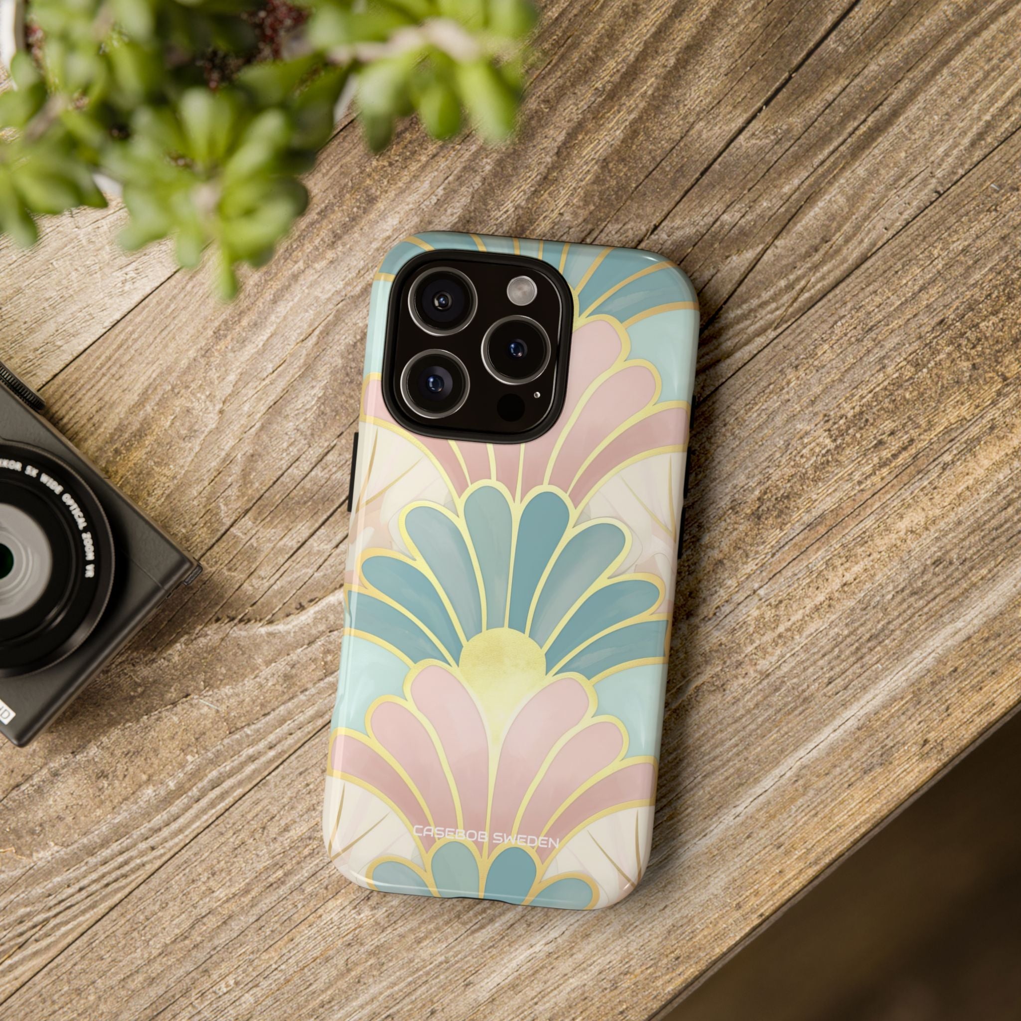 Pastel Deco Elegance - Tough iPhone 16 Phone Case