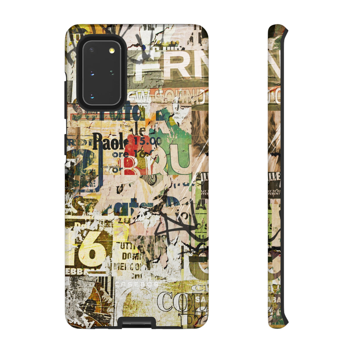 Grunge Vintage Poster - Protective Phone Case