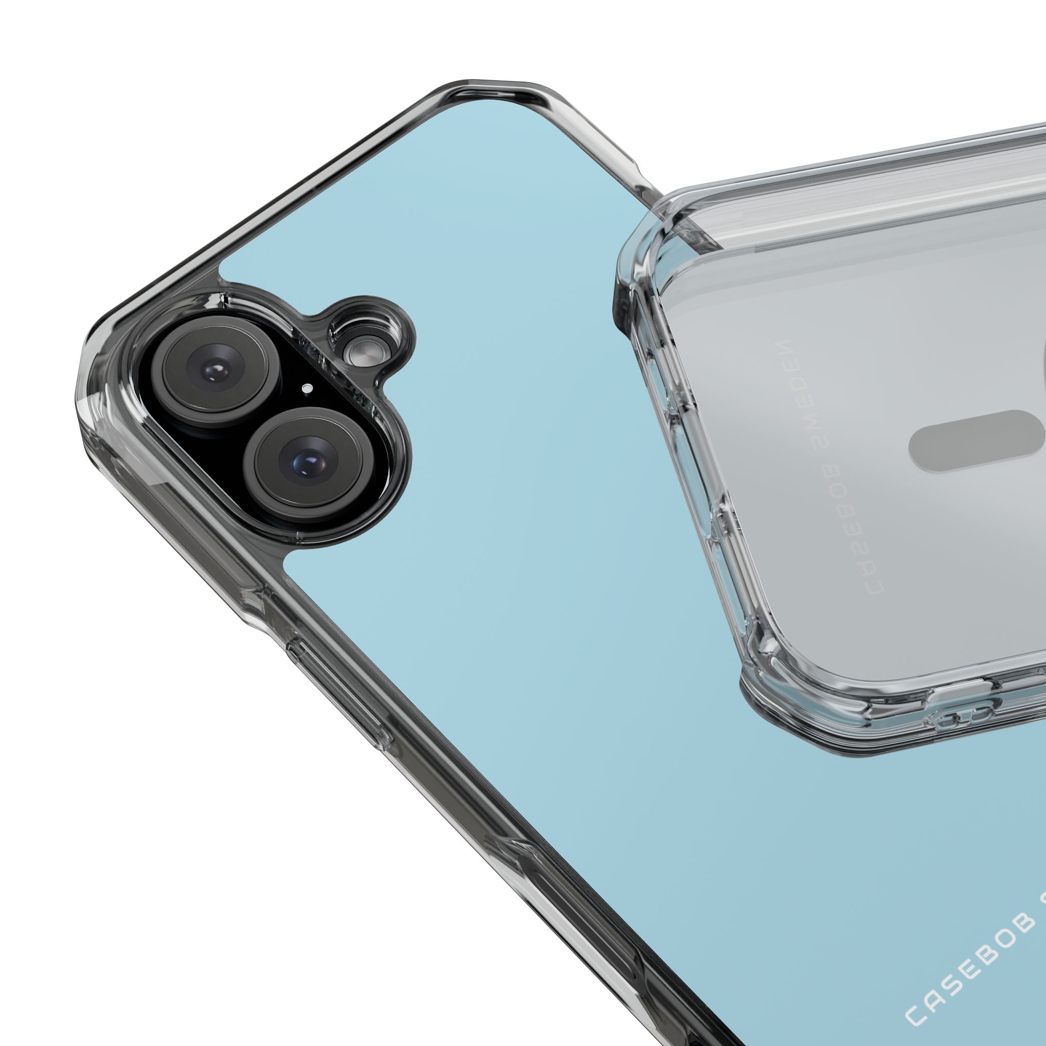 Light Blue iPhone 16 - Clear Impact Phone Case