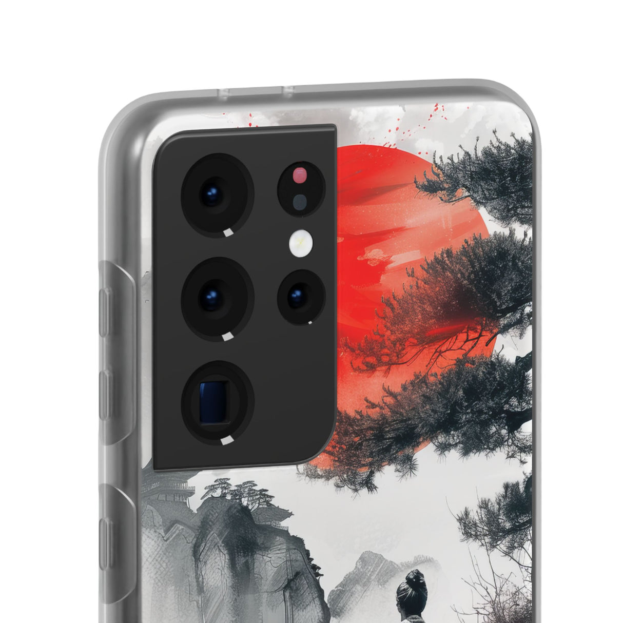 Serene Samurai Sunrise | Flexible Phone Case for Samsung Galaxy