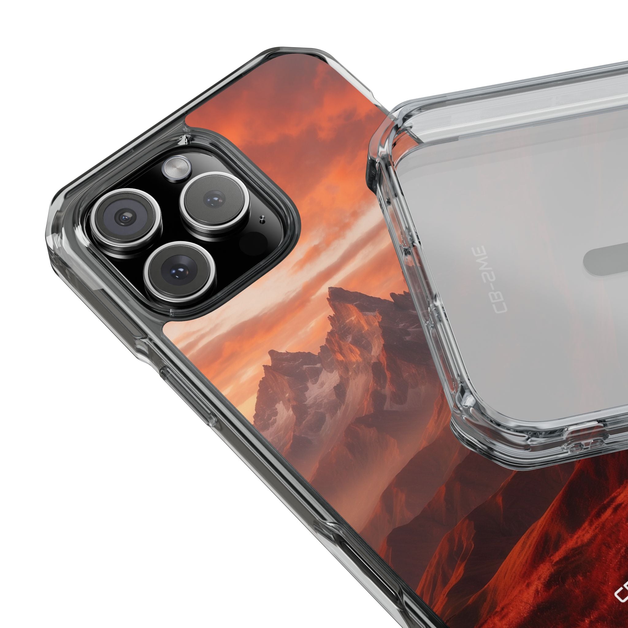 Mountain Peaks Glowing iPhone Case - Impact