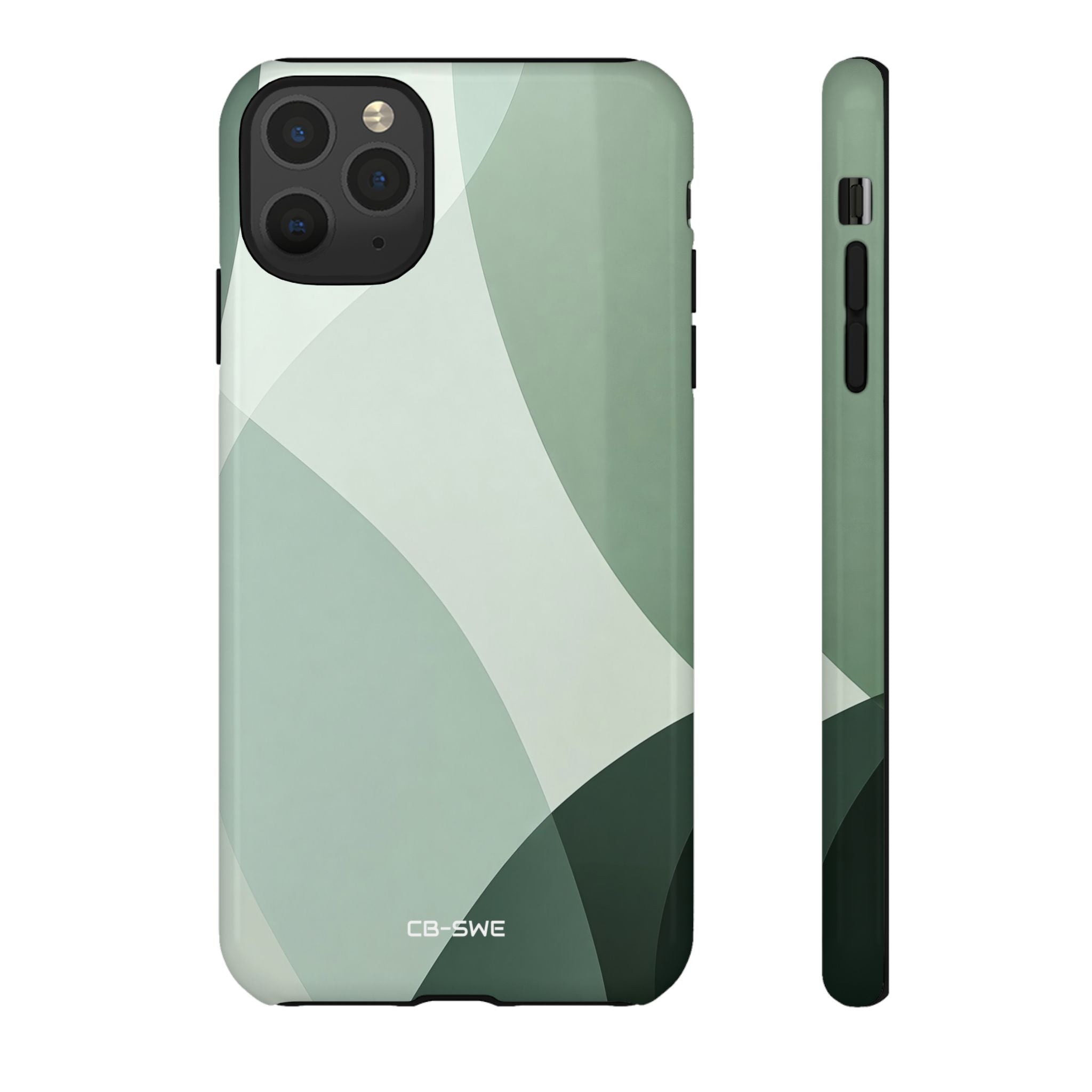 Flowing Green Harmony - iPhone Case
