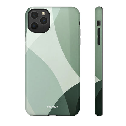 Flowing Green Harmony - iPhone Case