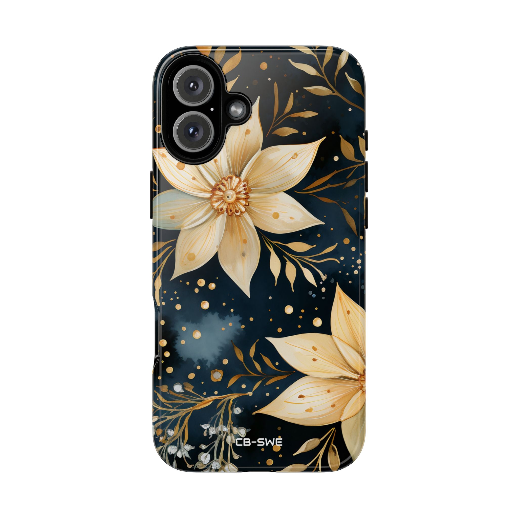Floral Elegance Flourishes - iPhone Case