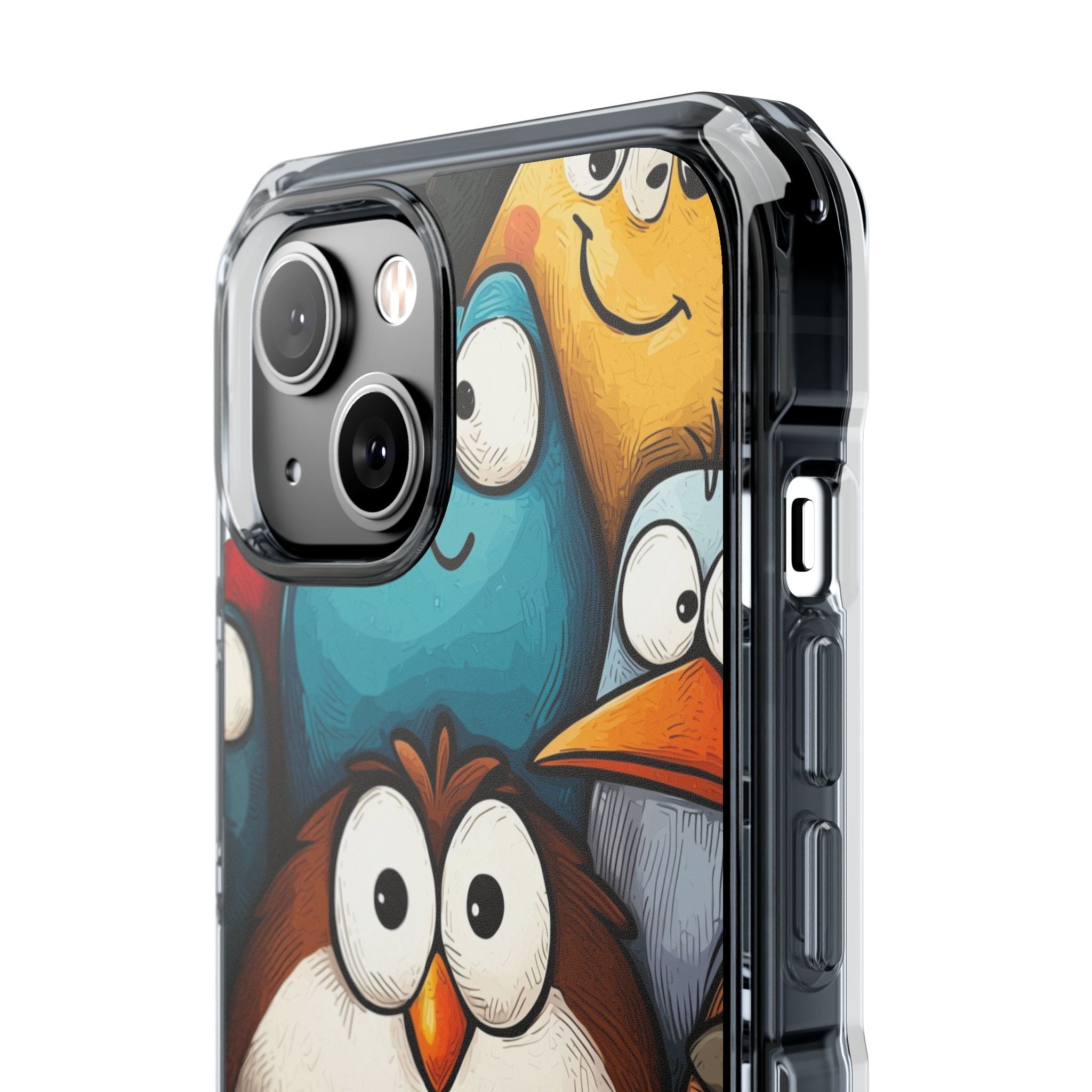 Whimsical Birds Gather iPhone Case - Impact