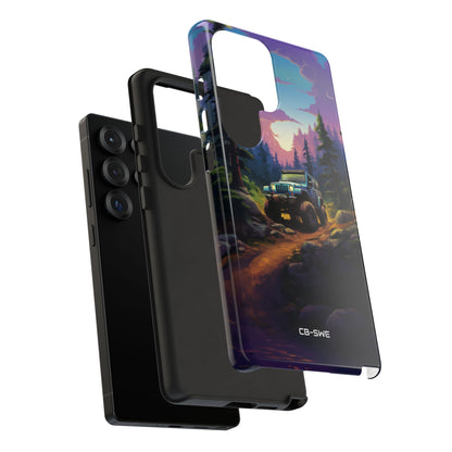 Sunset Forest Drive - Samsung Case