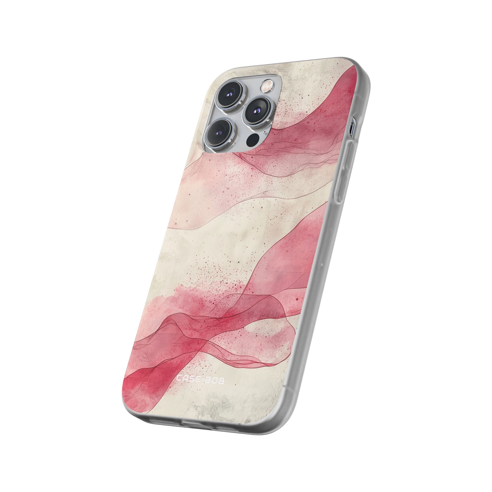 Crimson Waves iPhone 14 Pro Max Case - Soft