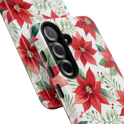 Poinsettias Bloom Bright - Samsung Case
