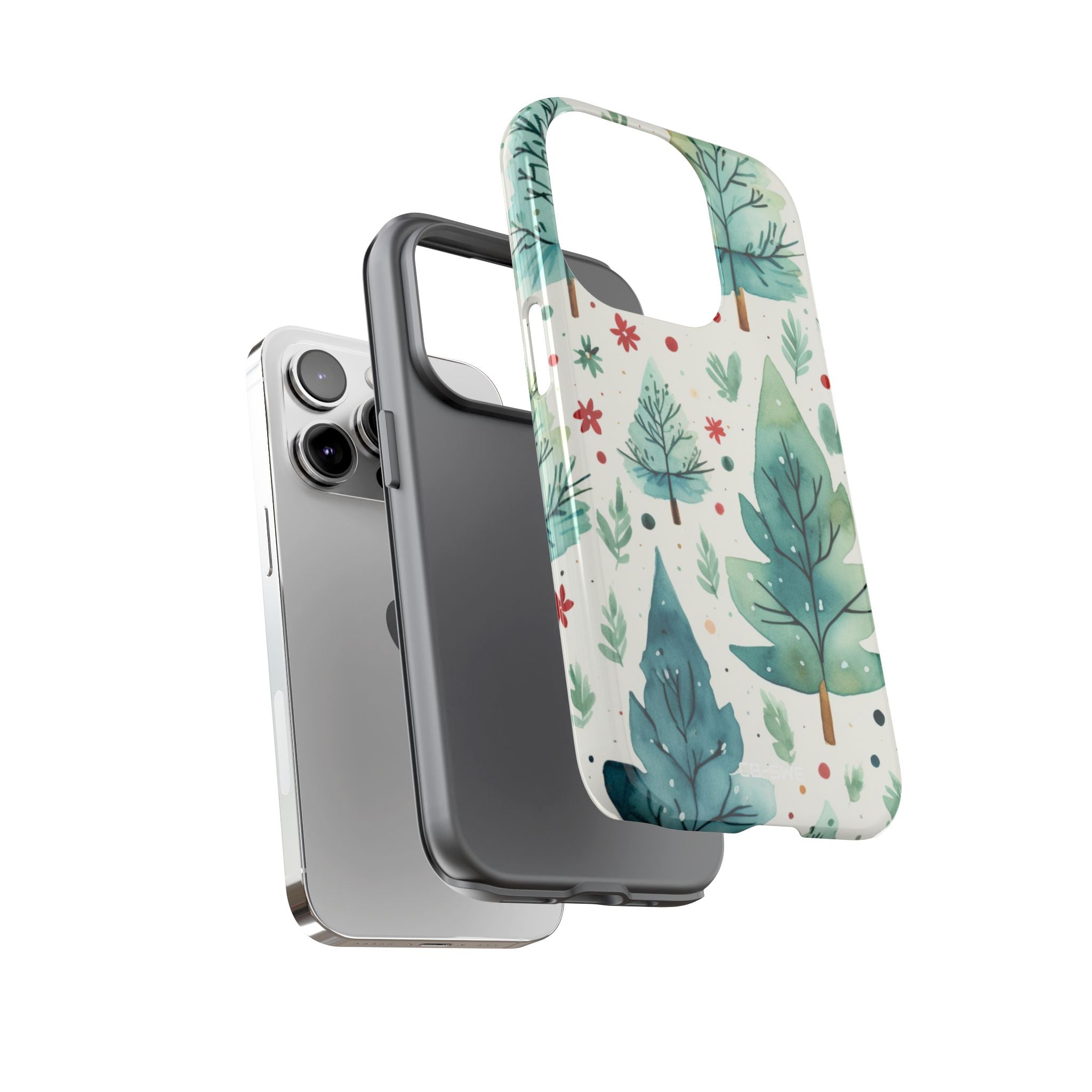 Joyful Evergreen Dance - iPhone Case