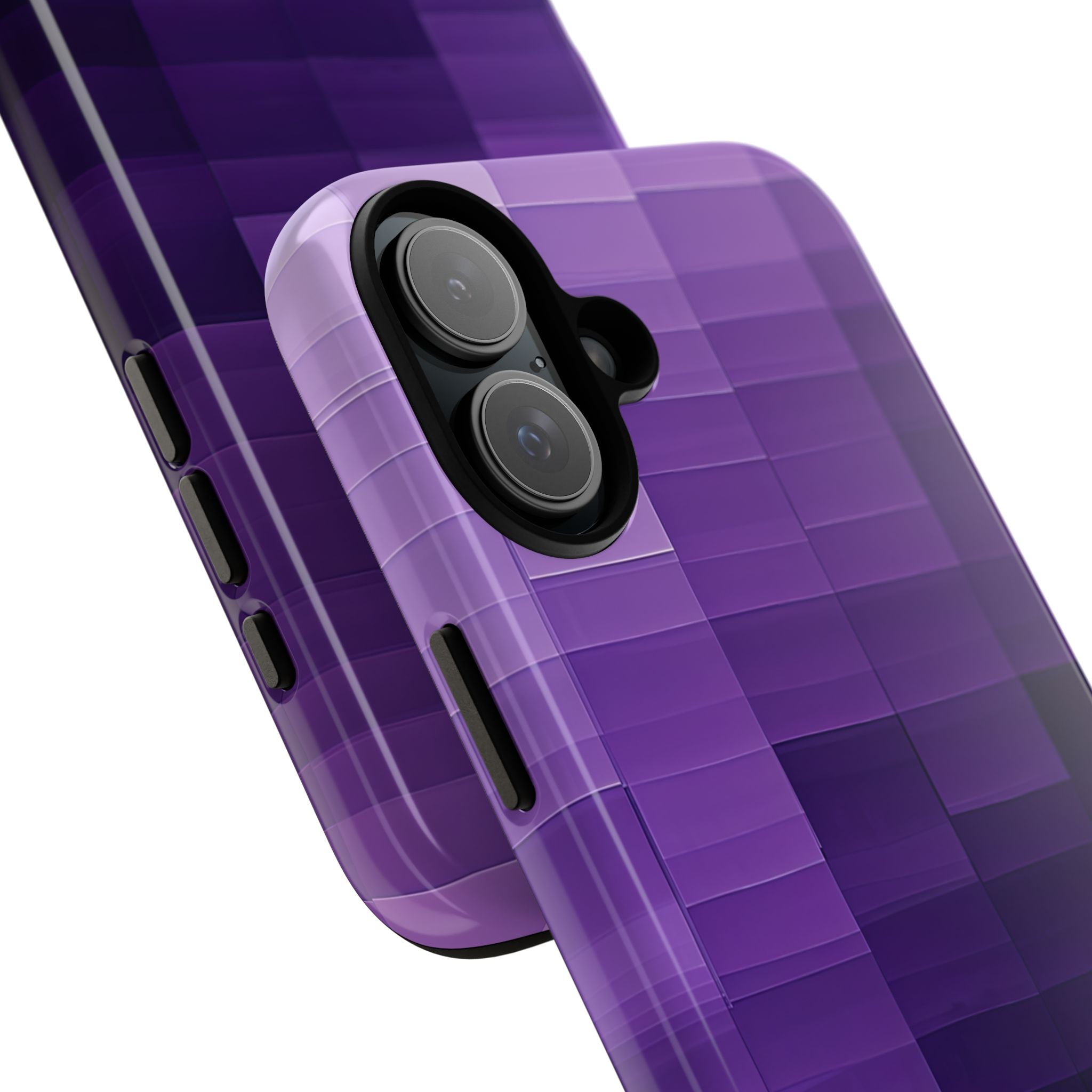 Paarse Horizon Raster iPhone 16 - Tough