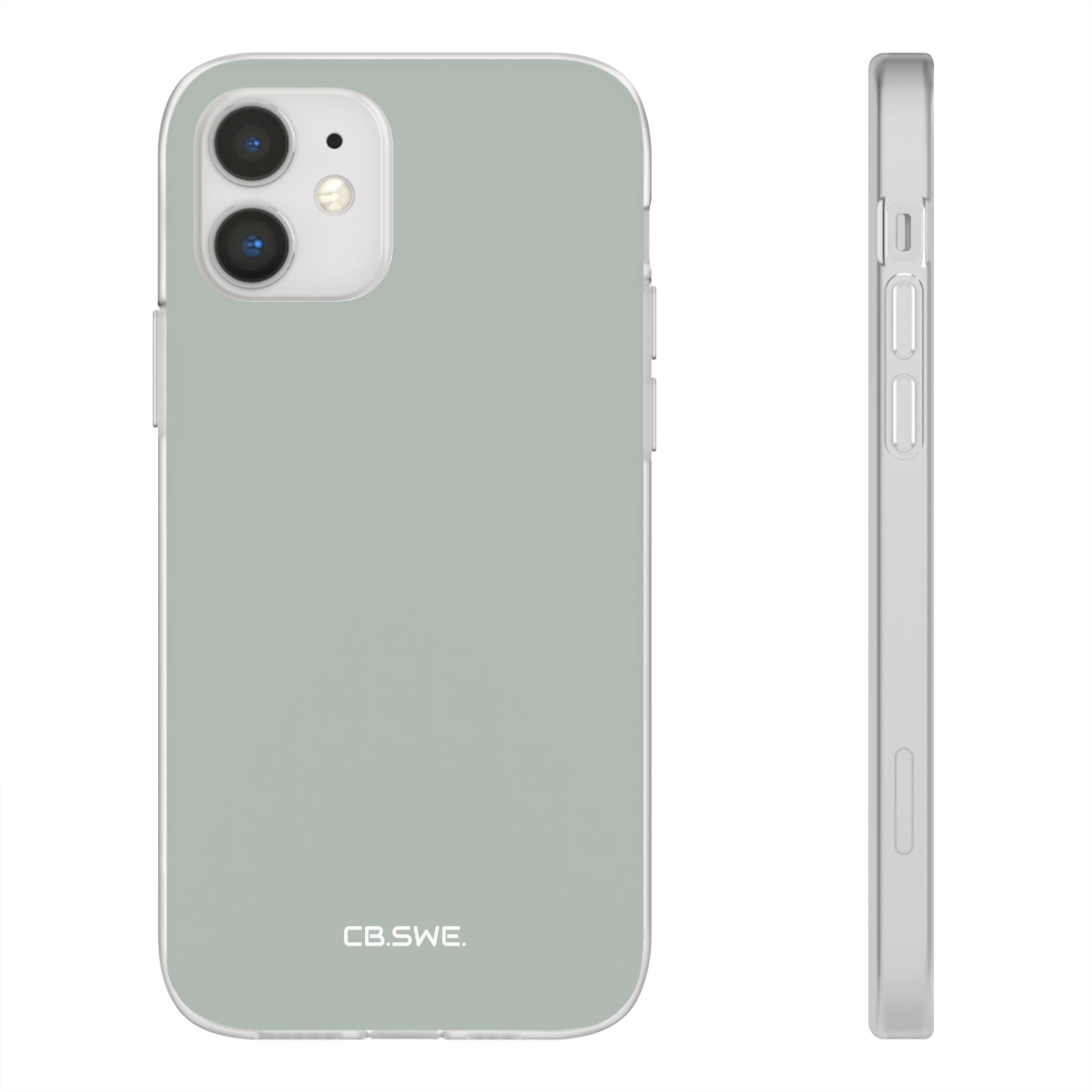 Aschgraue iPhone-Hülle – Flexi