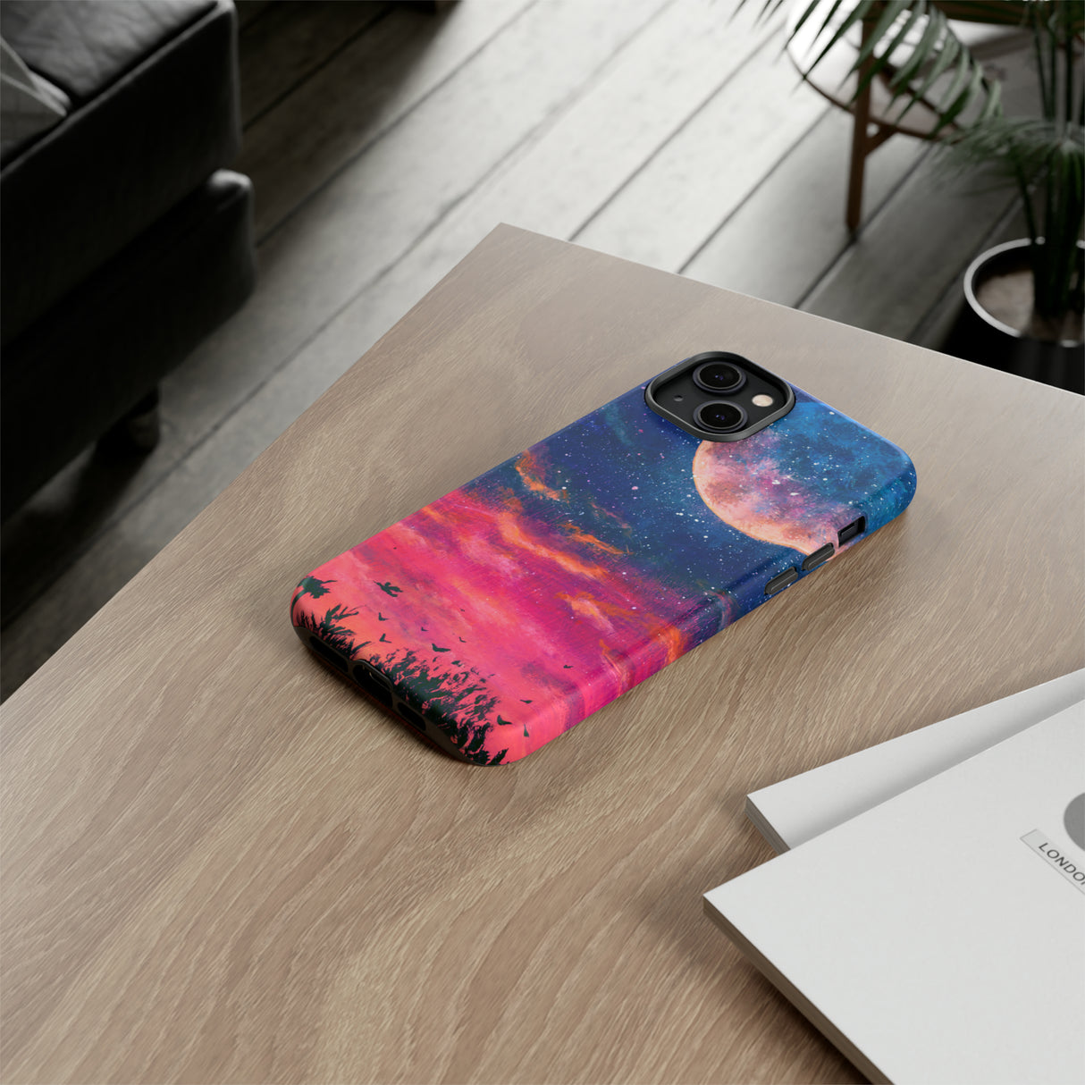 Oil painting - Big Planet - Protective Phone Case