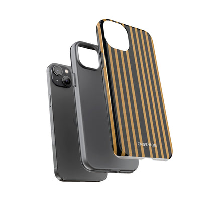 Golden Stripes iPhone 14 Plus Case - Tough