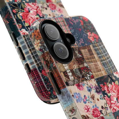 Patchwork Floral Quilt iPhone 16 - Tough+