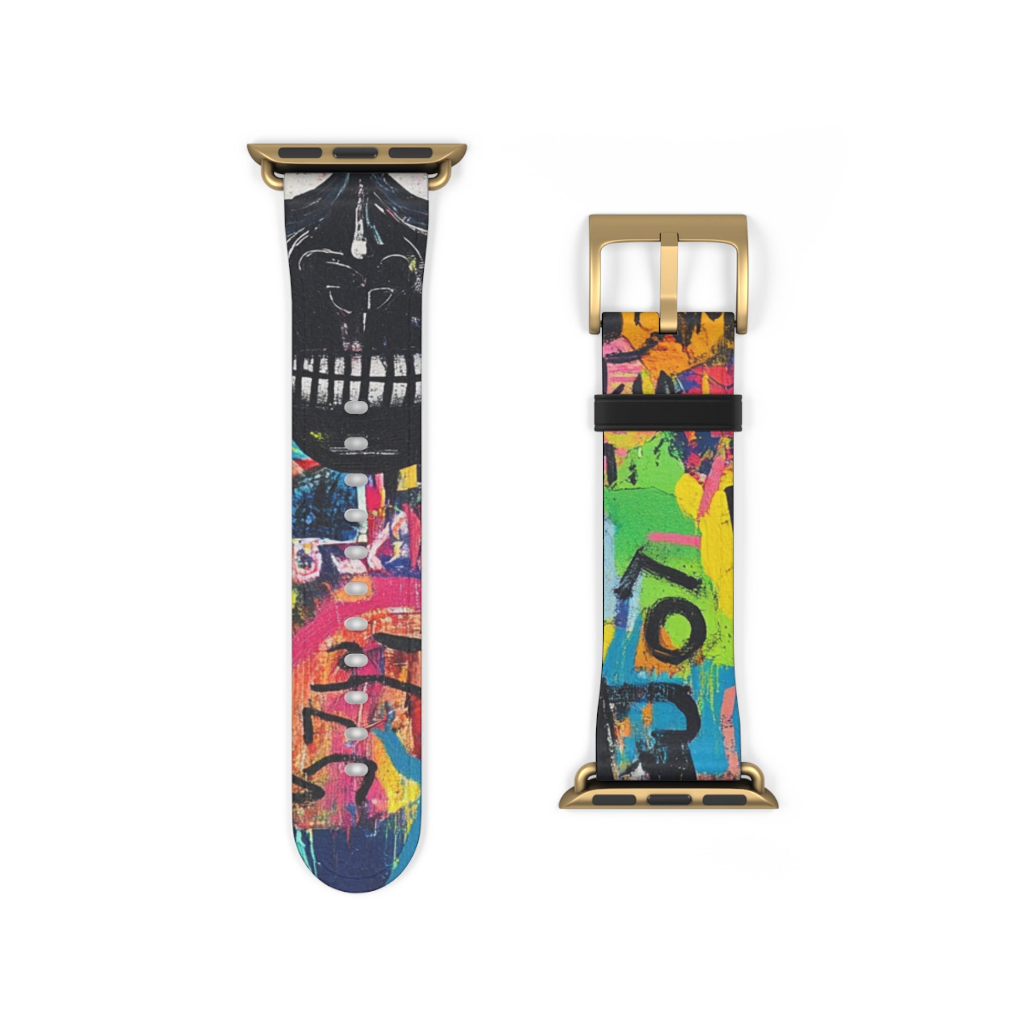 Neon Skull Burst - Watch Band