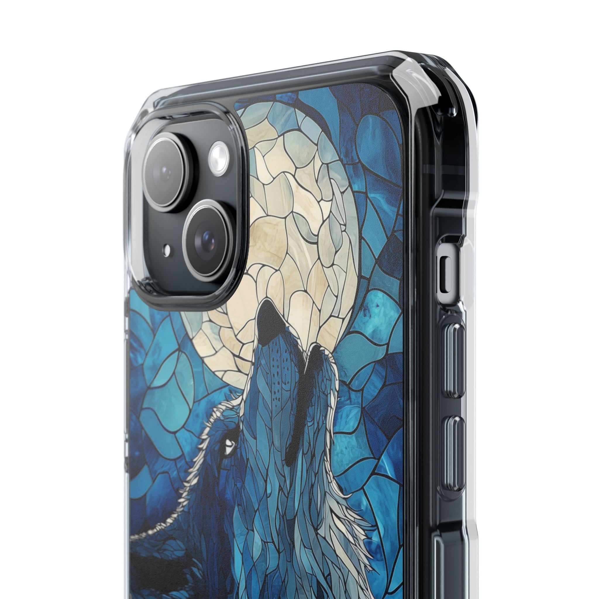 Wolf Howls Moonlight iPhone Case - Impact