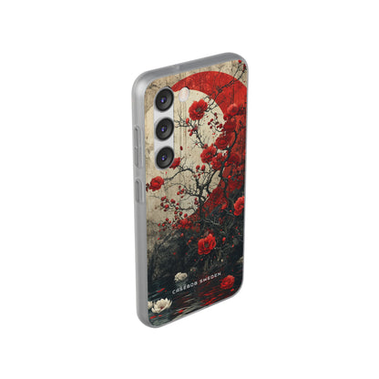 Zen Blossoms in Moonlight Samsung S23 - Flexi Phone Case