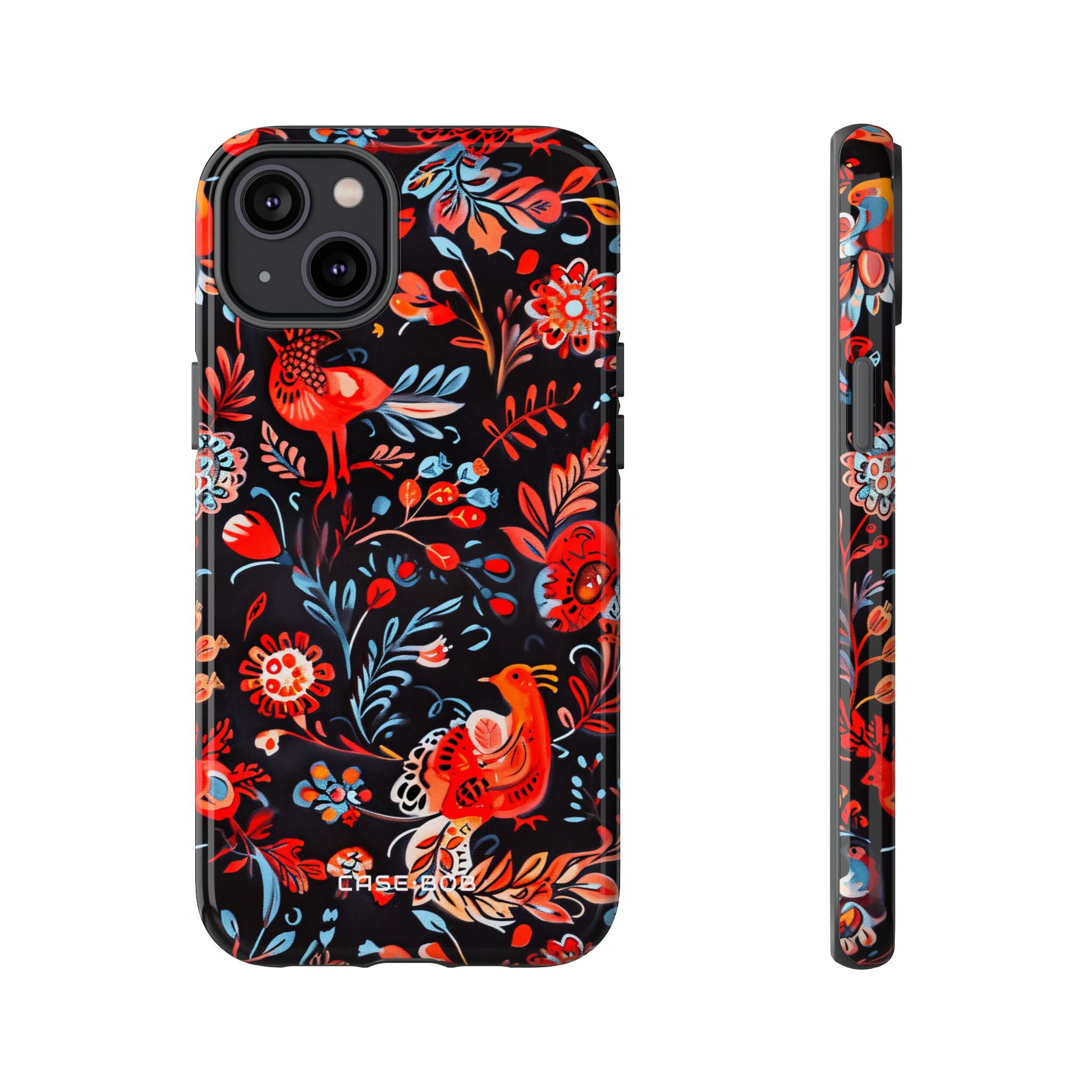 Vivid Birdscape iPhone 14 Plus Case - Tough
