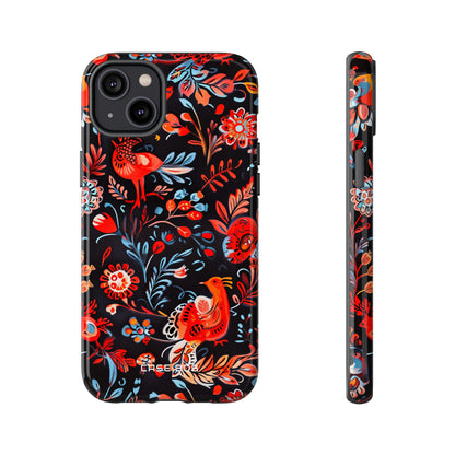 Vivid Birdscape iPhone 14 Plus Case - Tough