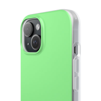 Pale Green iPhone 15 - Flexi Phone Case