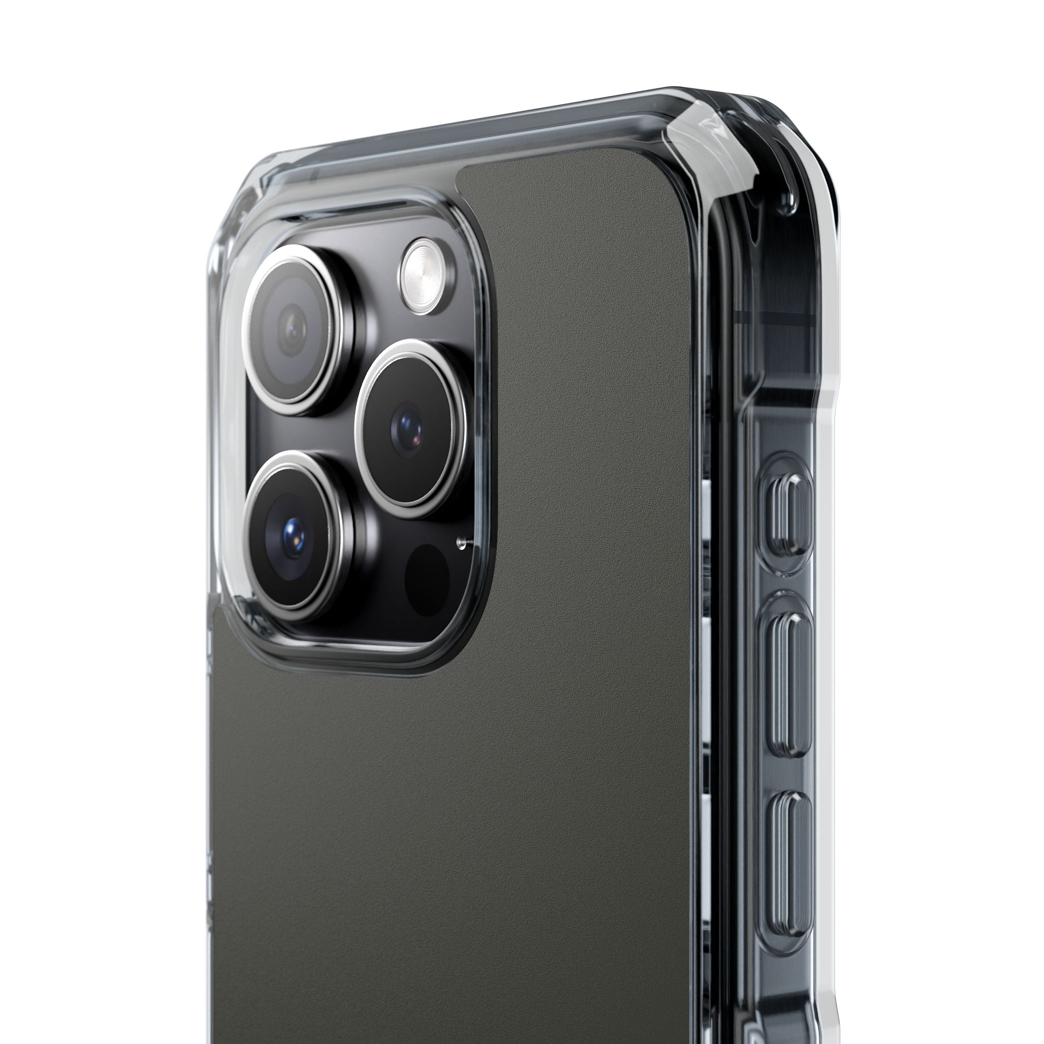 Black Olive - Clear Impact Case for iPhone