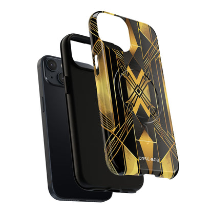 Golden Diamond Radiance iPhone 14 Case - Tough+