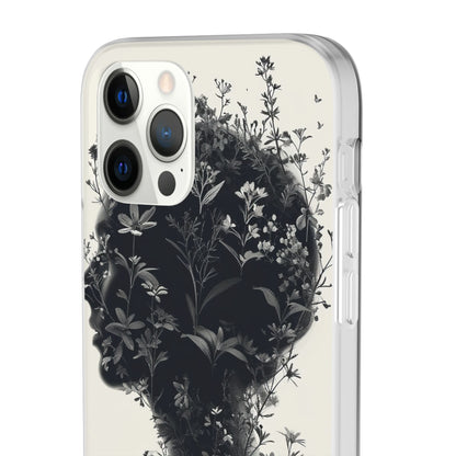 Botanical Silhouette Essence | Flexible Phone Case for iPhone