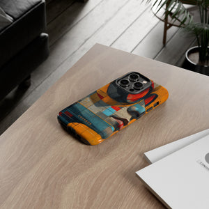 Cartoon Geometry Fusion - Protective Phone Case