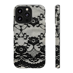 Lilrunge Gothic Flower - Protective Phone Case