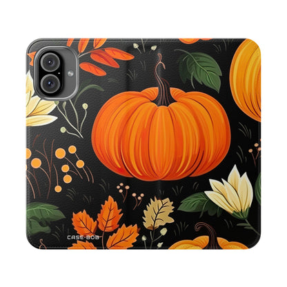 Pumpkin Glow - iPhone 16 Plus Case - Wallet