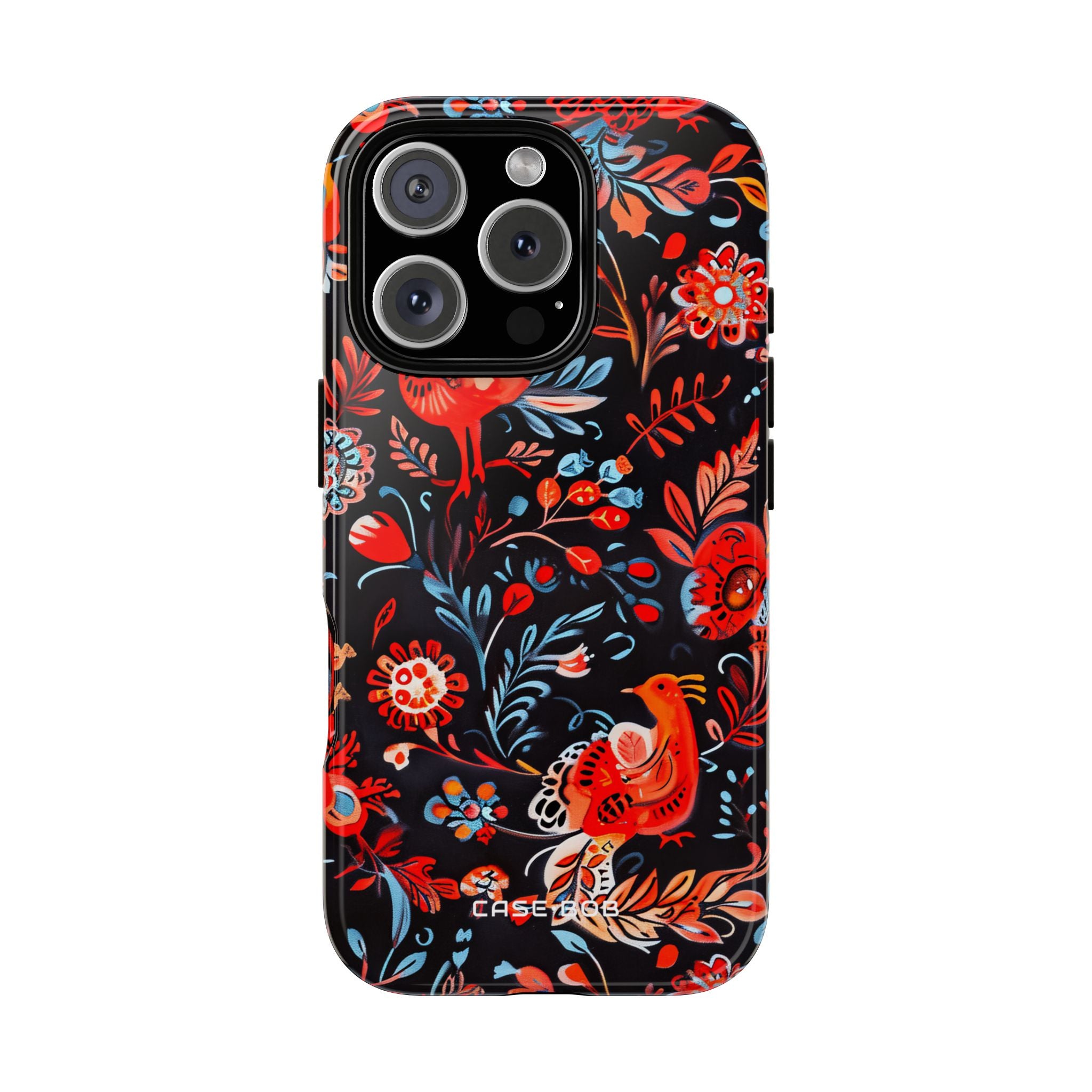 Fiery Birds iPhone 16 Pro Case - Tough