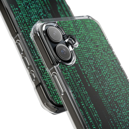 Matrix Gradient Flow iPhone 16 - Clear Impact Phone Case