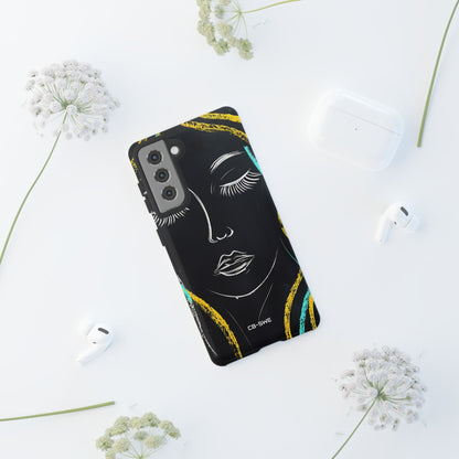 Vivid Minimalist Portrait - Samsung Case
