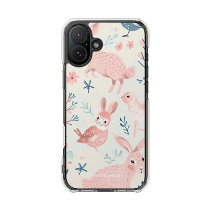 Pastel Whimsical Nature - Clear Impact iPhone 16 Phone Case