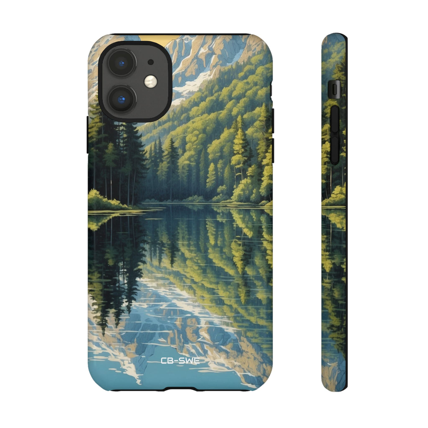 Mountain Peaks Reflect - iPhone Case