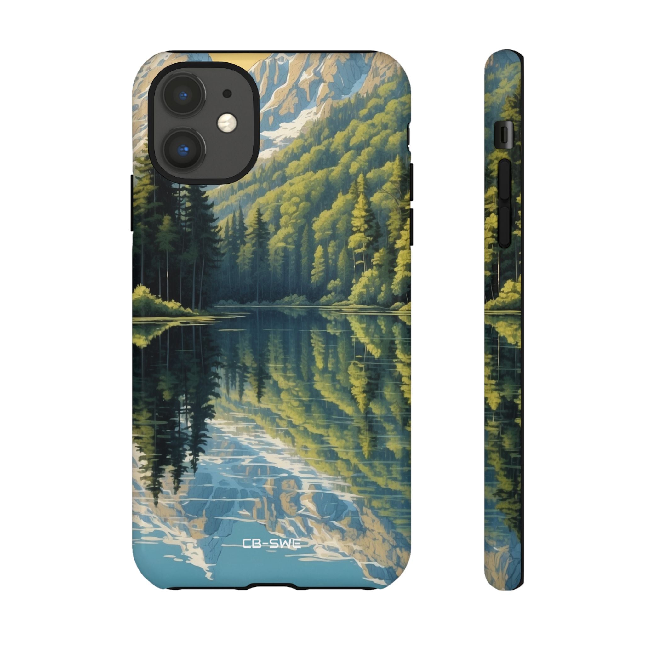 Mountain Peaks Reflect - iPhone Case