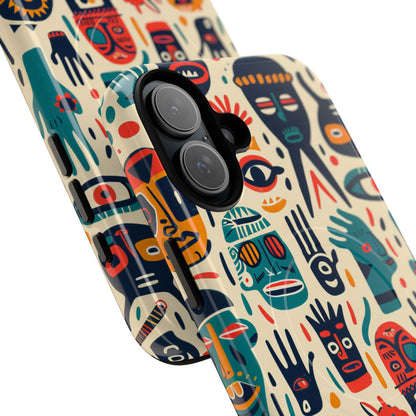 Vivid Faces iPhone 16 Plus Case - Tough+