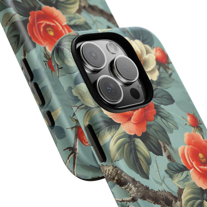 Vintage Floral Romance iPhone 16 | Tough+ Phone Case