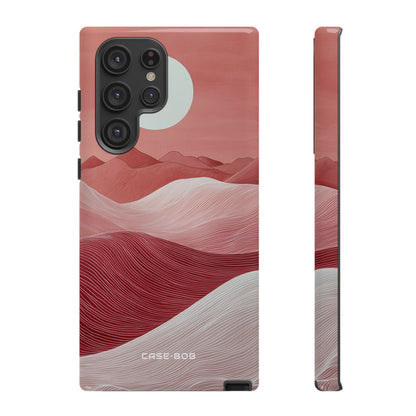 White Orb Dunes Samsung S22 Ultra Case - Tough