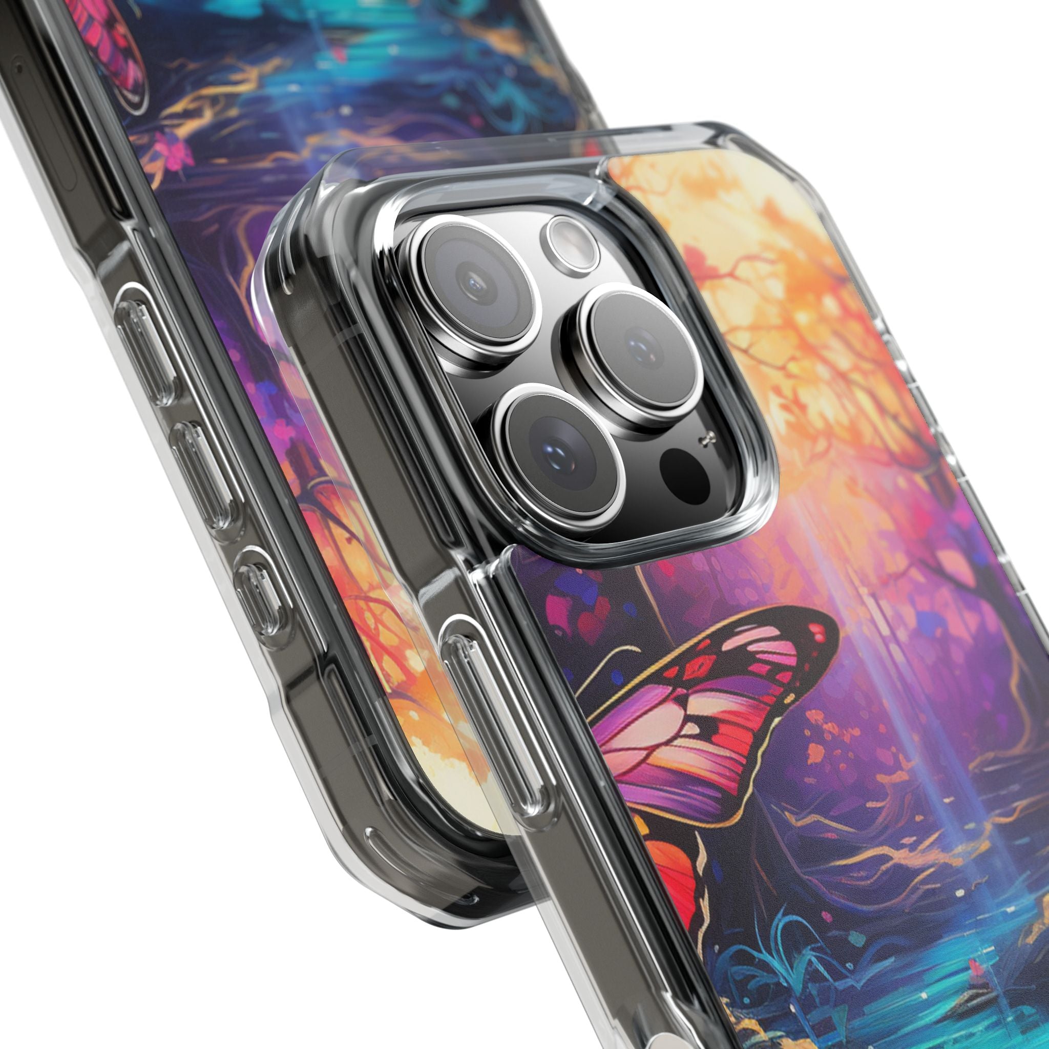 Enchanted Butterfly Forest iPhone Case - Impact
