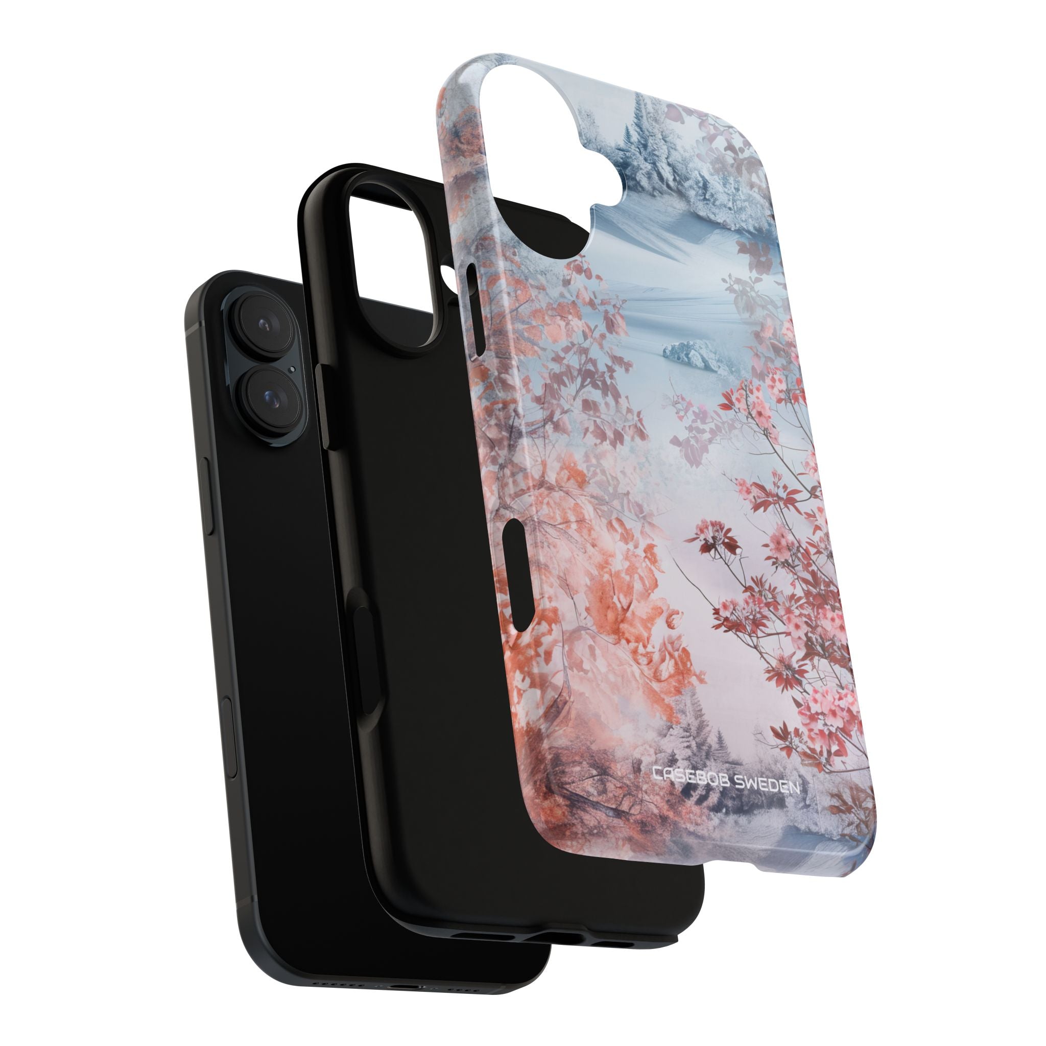 Floral Serenity Case - Tough iPhone 16 Phone Case