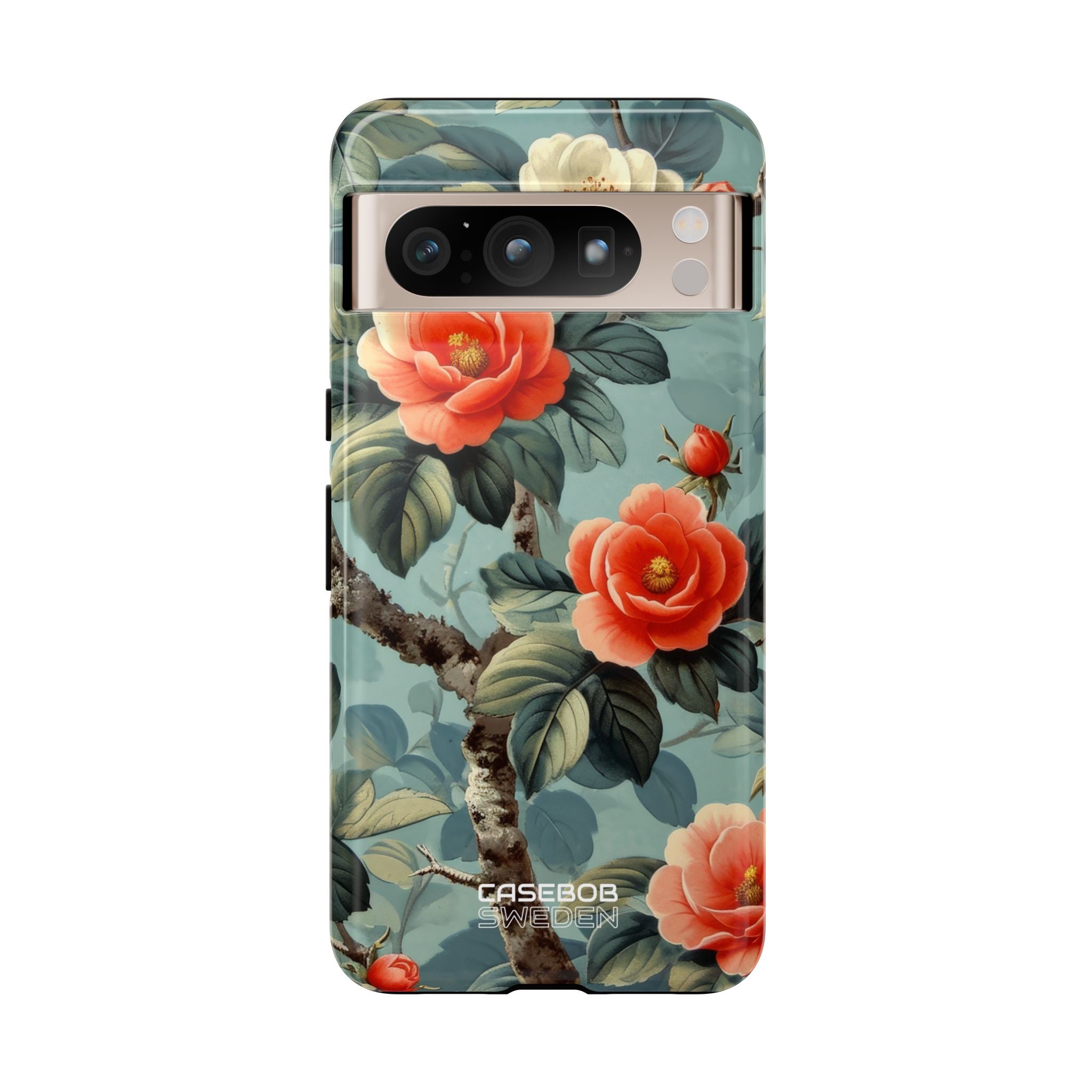 Coral Blossom Tapestry Google Pixel 8 - Tough