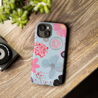Bloom Whirl iPhone 15 Case - Tough