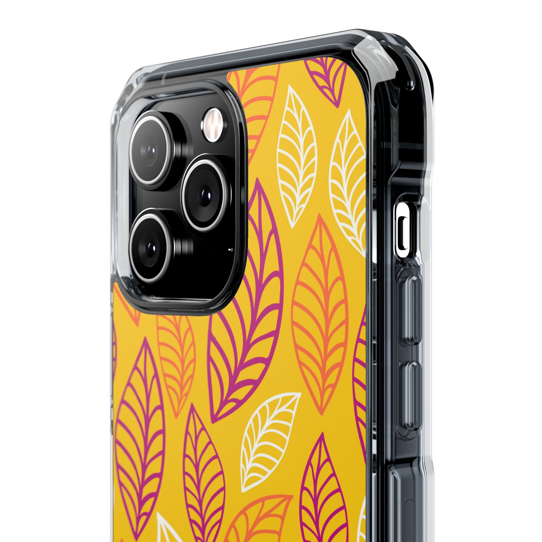 Vibrant Leaf Symphony iPhone Case - Impact