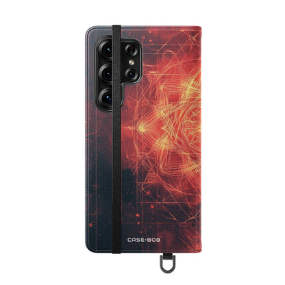 Glowing Mandala - Samsung S25 Ultra Case - Wallet