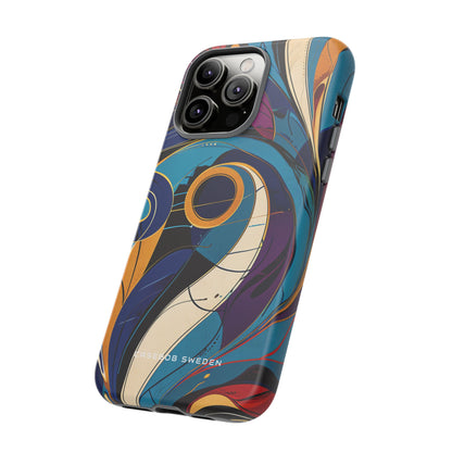 Vintage Vortex Harmony iPhone 14 - Tough Phone Case