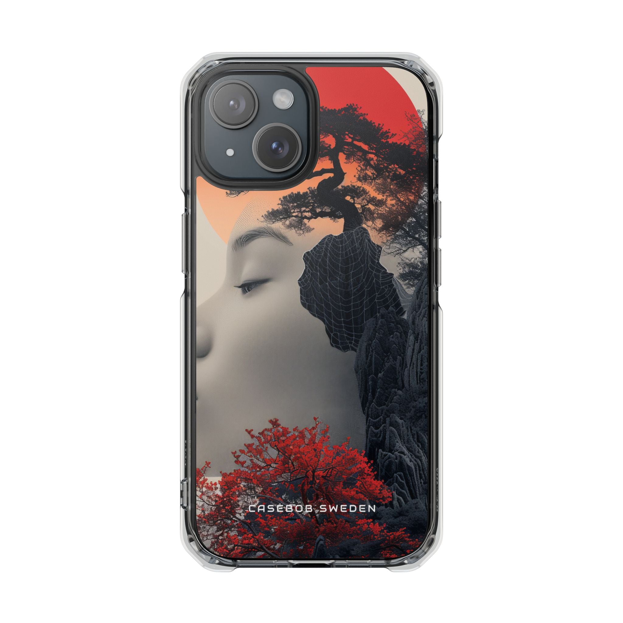 Surreal Zen Harmony iPhone 15 - Clear Impact Phone Case