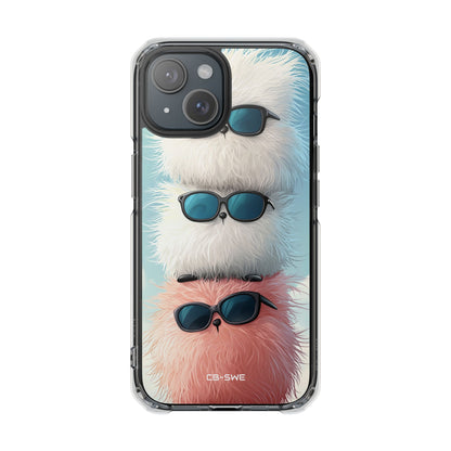 Fluffy Creatures Stack iPhone Case - Impact